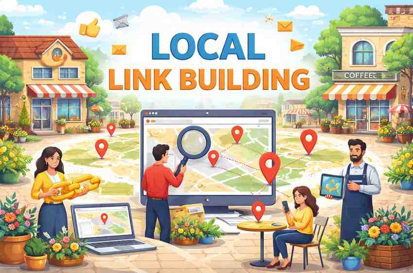 Local link building for Local SEO rankings