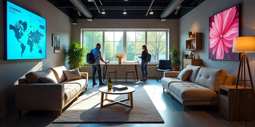 How to grow your cabinet or furniture manufacturing business How to grow your cabinet or furniture manufacturing business using digital marketing services in Mohali. Shows a custom built furniture and cabinetry in a room.