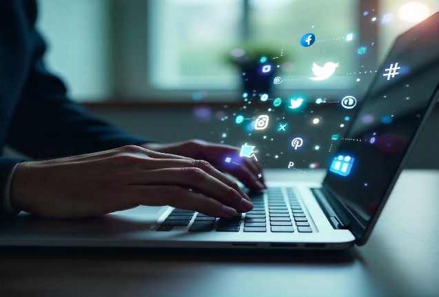Mohali-based digital marketing agency team working on client campaigns