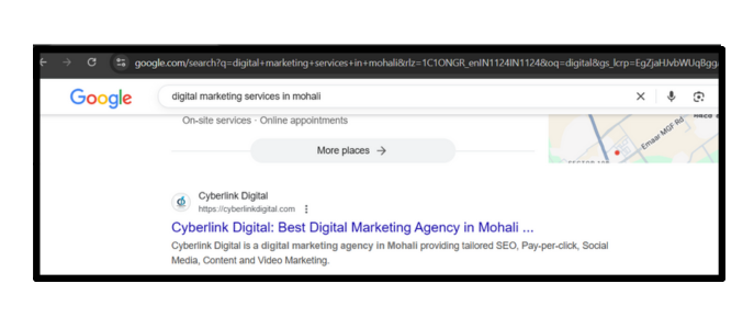 Cyberlink Digital – top digital marketing company in Mohali offering SEO, PPC, and social media services