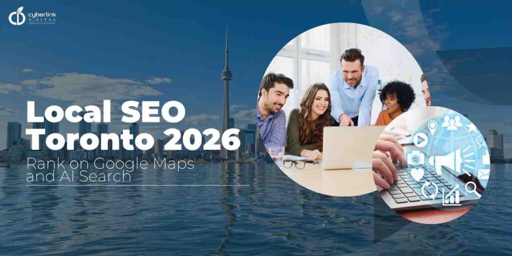 Local SEO Toronto 2026 guide showing how to rank #1 on Google Maps and AI search results