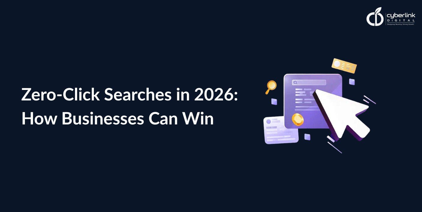 Zero-click searches in 2026 showing how businesses can improve search visibility